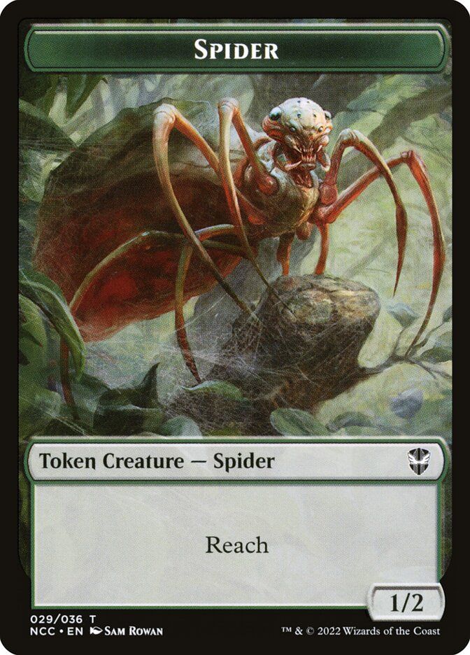 Spider Token // Treefolk Token