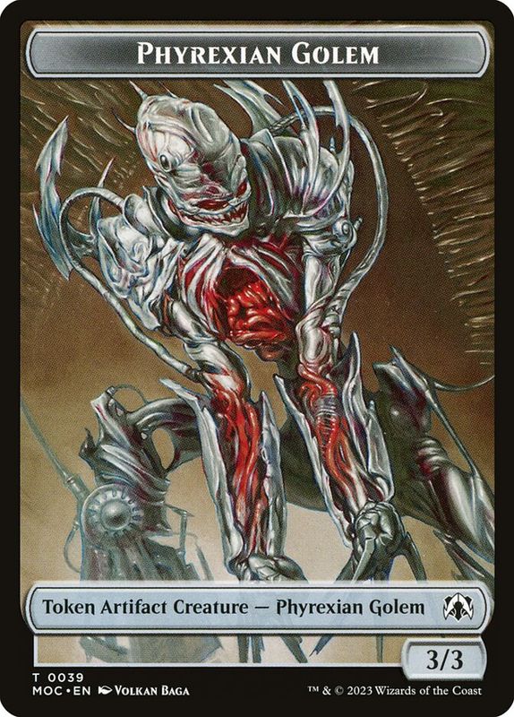 Phyrexian Golem Token