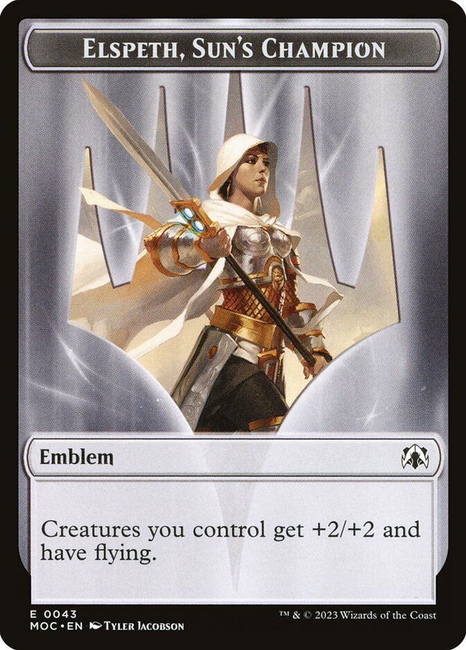 Elspeth, Sun&#39;s Champion Emblem