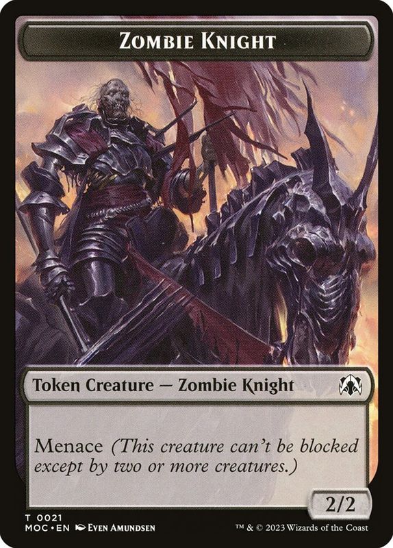 Zombie Knight Token