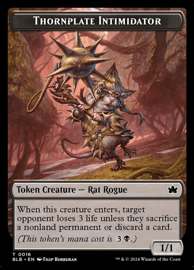 Thornplate Intimidator Token BLB_16