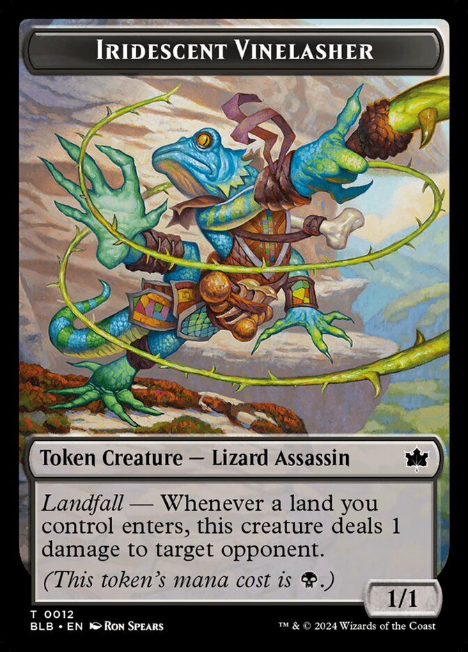 Iridescent Vinelasher Token BLB_12