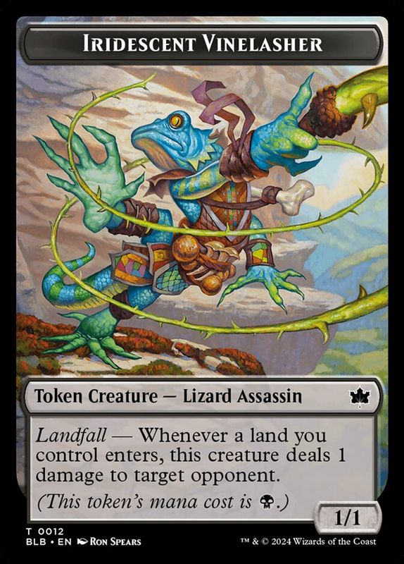 Iridescent Vinelasher Token BLB_12