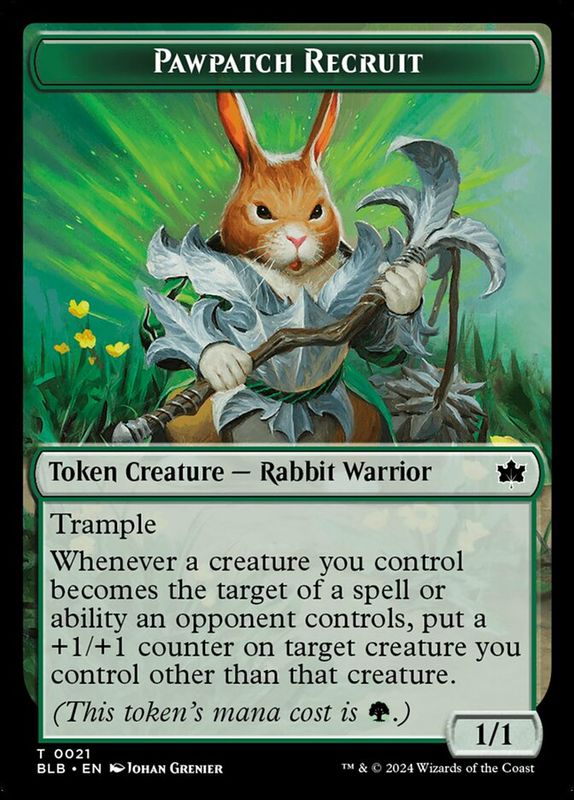 Pawpatch Recruit Token BLB_21