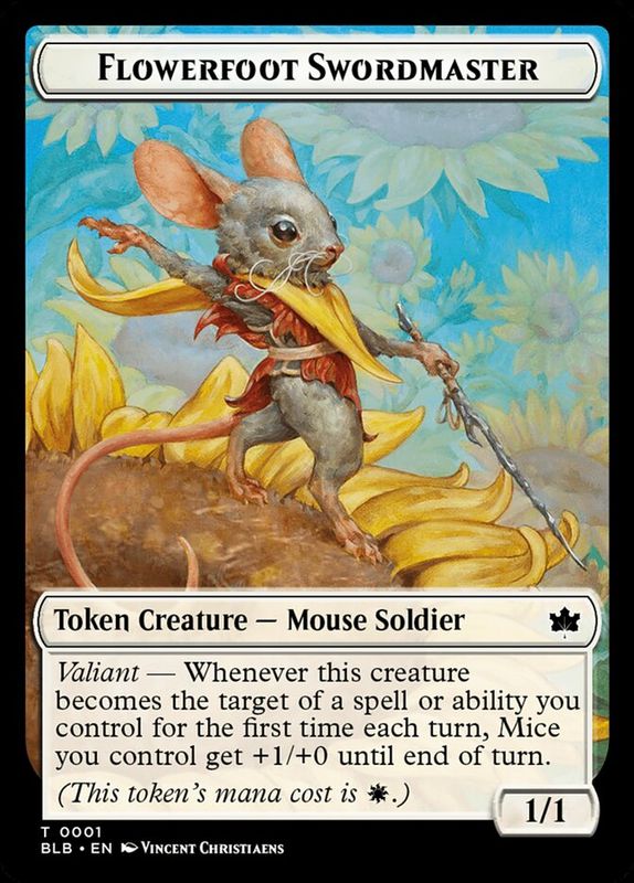 Flowerfoot Swordmaster Token BLB_1