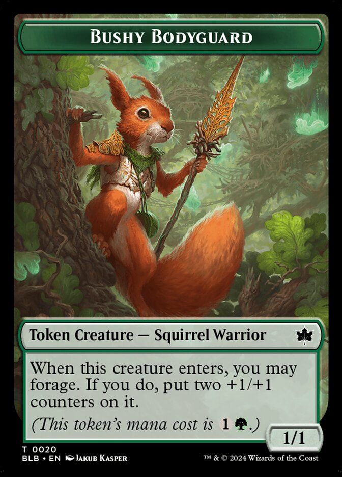 Bushy Bodyguard Token BLB_20
