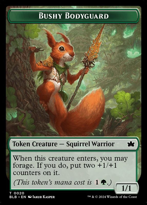Bushy Bodyguard Token BLB_20
