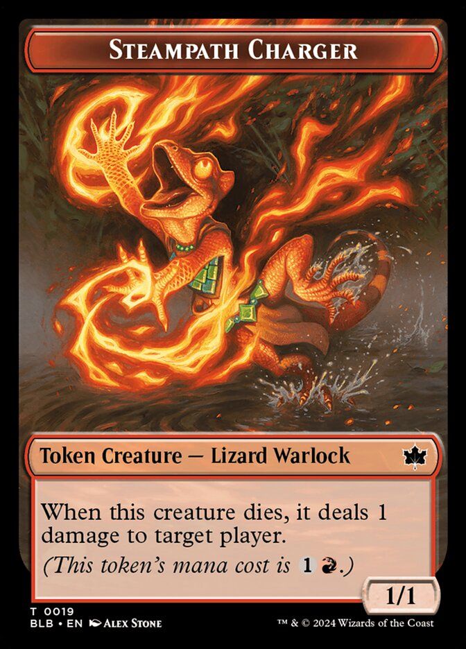 Steampath Charger Token BLB_19
