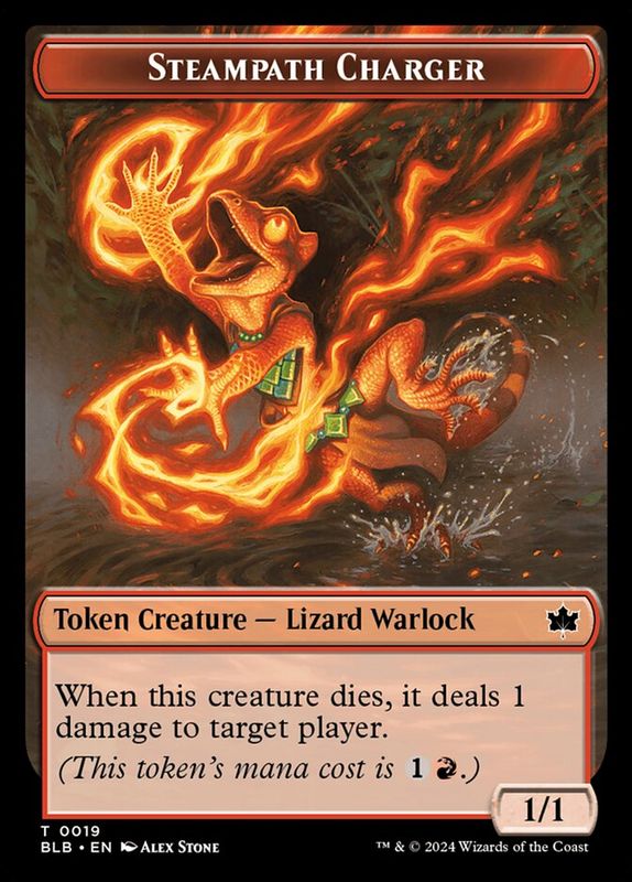 Steampath Charger Token BLB_19