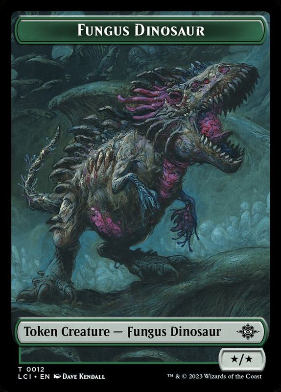 Fungus Dinosaur Token LCI_12