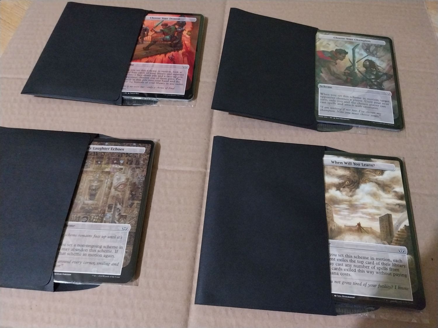 Scheme Cards from Duskmourn Commander