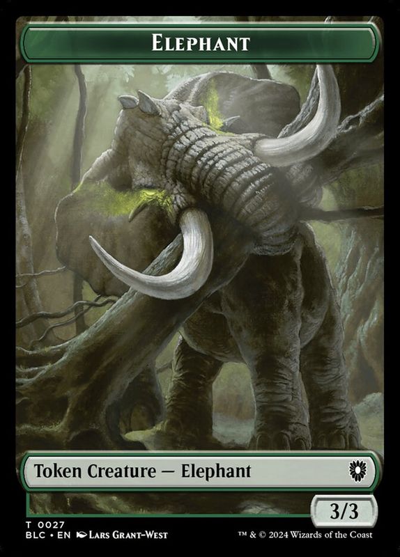 Elephant Token BLC_27