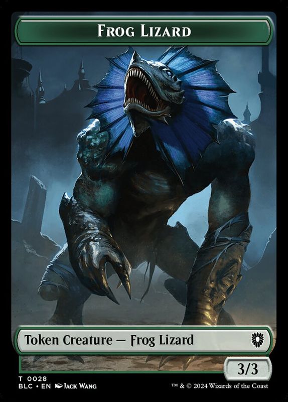 Frog Lizard Token BLC_28