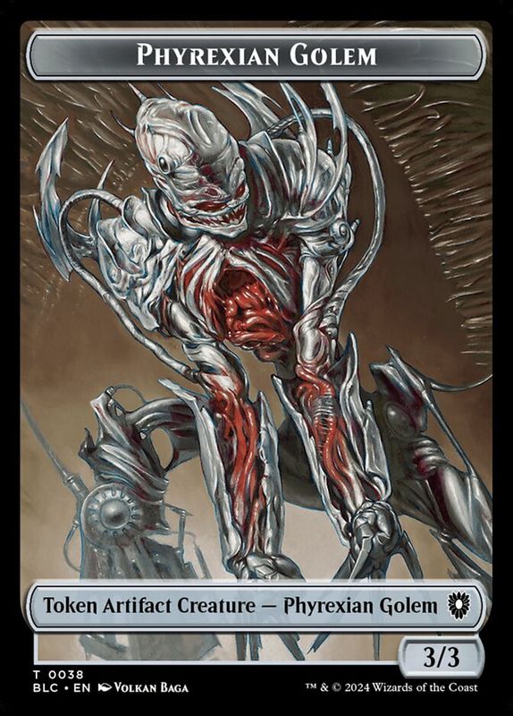 Phyrexian Golem Token BLC_38