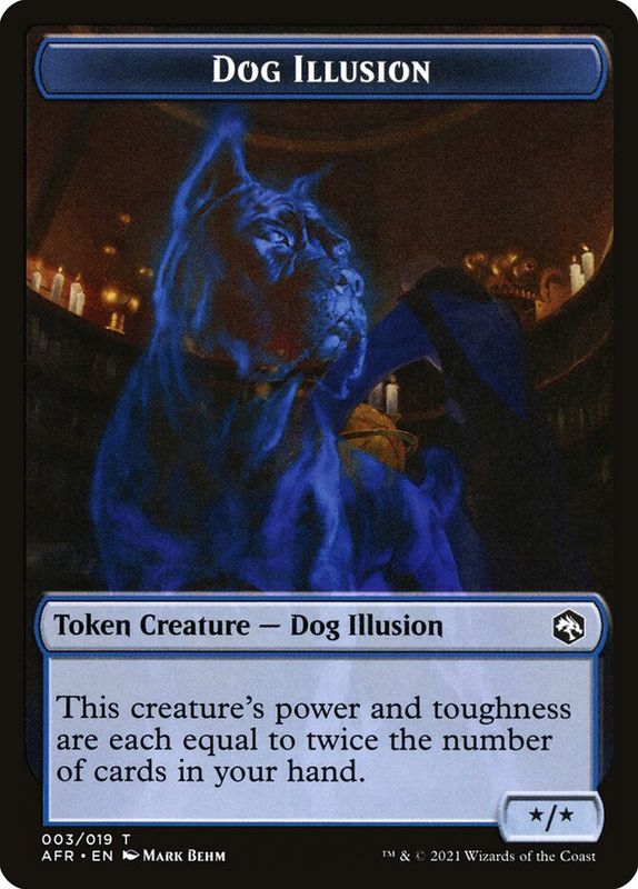 Dog Illusion Token AFR_3
