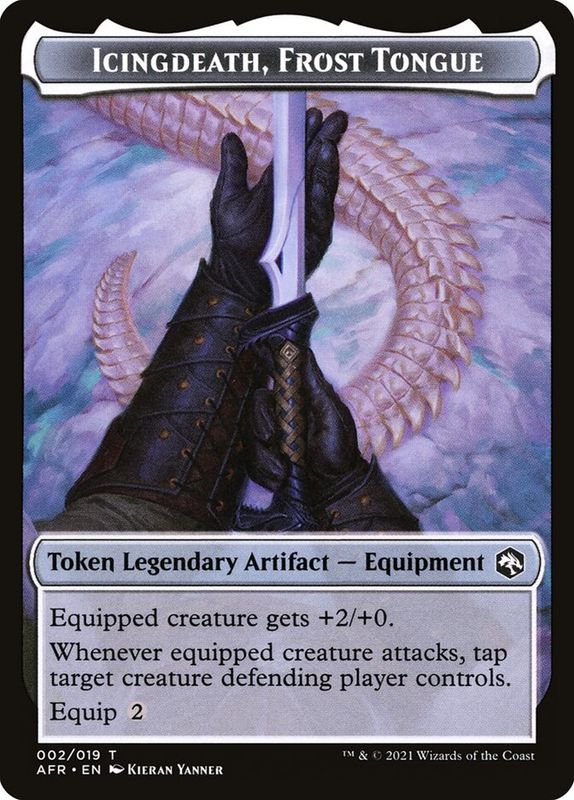 Icingdeath, Frost Tongue Token AFR_2 (Foil)