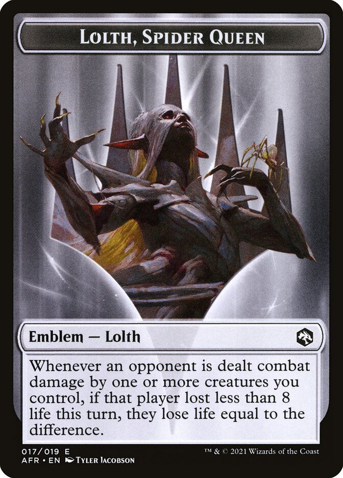 Lolth, Spider Queen Emblem AFR_17 (Foil)