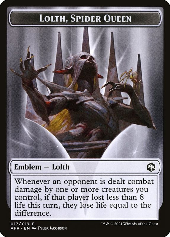 Lolth, Spider Queen Emblem AFR_17 (Foil)