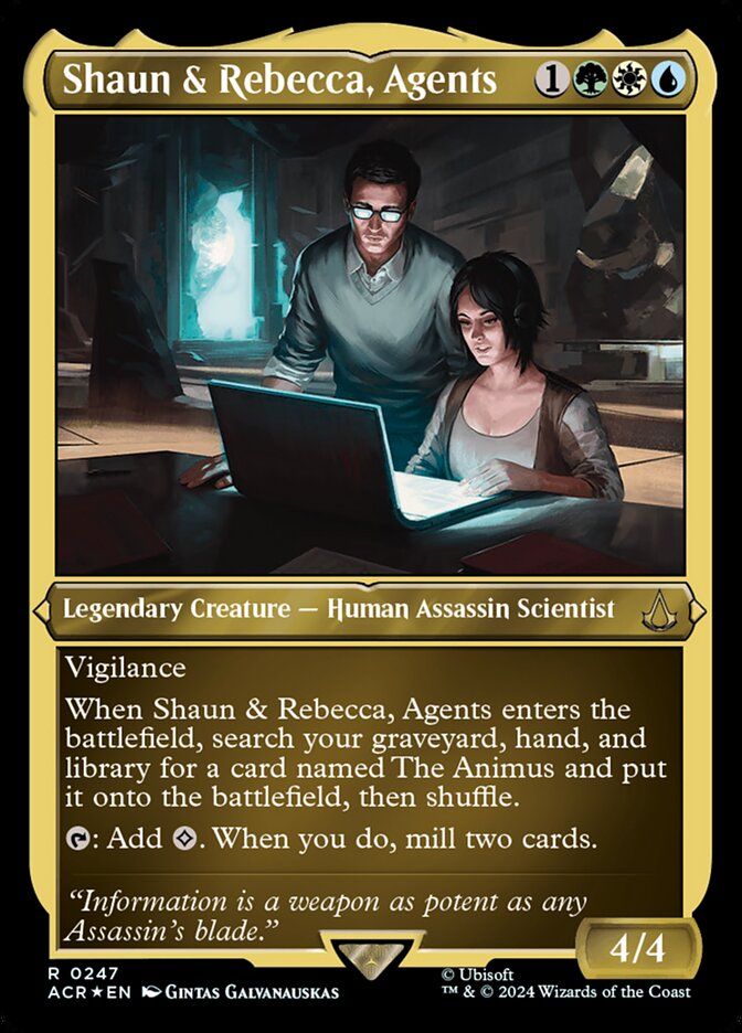 Shaun &amp; Rebecca, Agents (Etched Foil) ACR_247