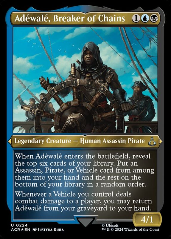 Adéwalé, Breaker of Chains (Etched Foil) ACR_224