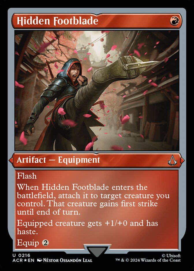 Hidden Footblade (Etched Foil) ACR_216