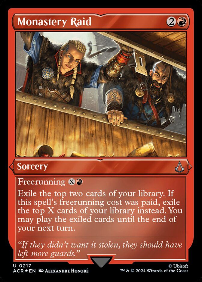 Monastery Raid (Etched Foil) ACR_217