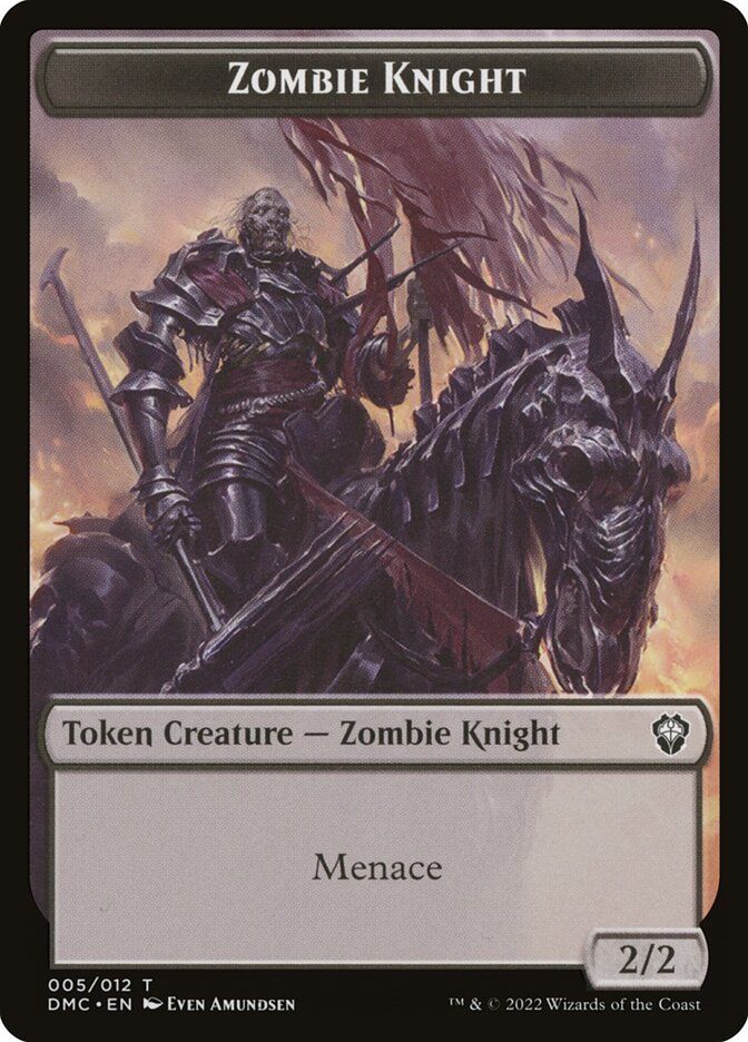 Zombie Knight Token DMC_5