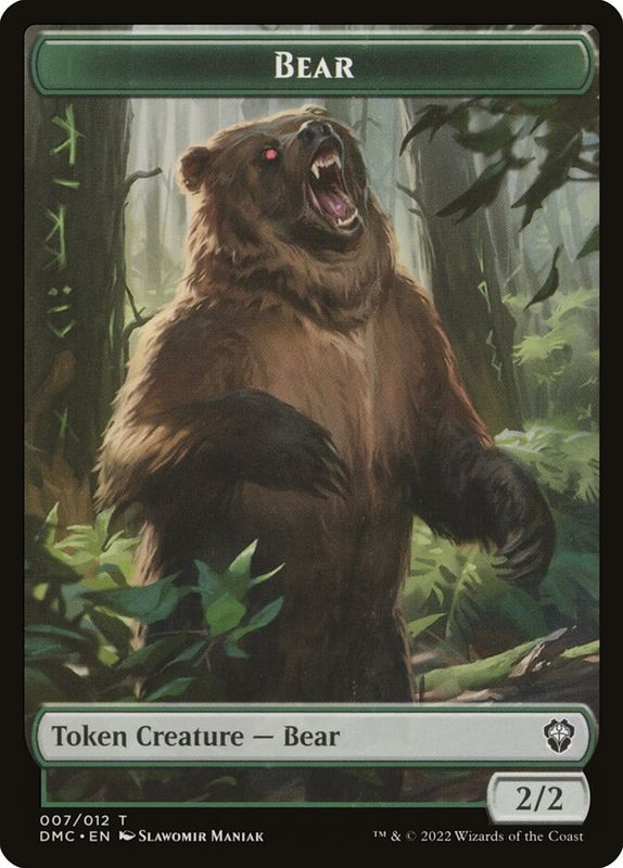 Bear Token DMC_7 // Kavu Token DMC_12