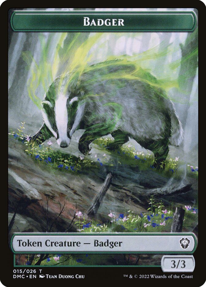 Badger Token DMU_15 (Foil)