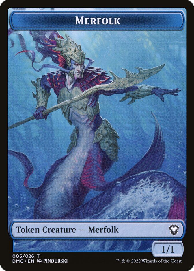 Merfolk Token DMU_5 (Foil)