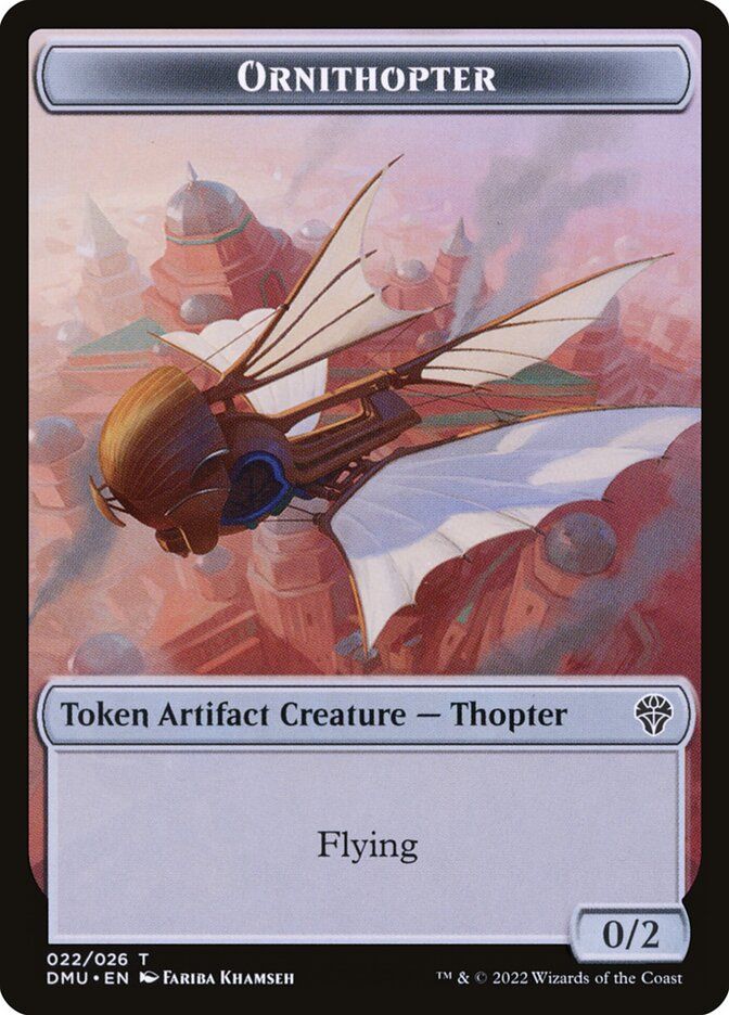 Ornithopter Token DMU_22 (Foil)
