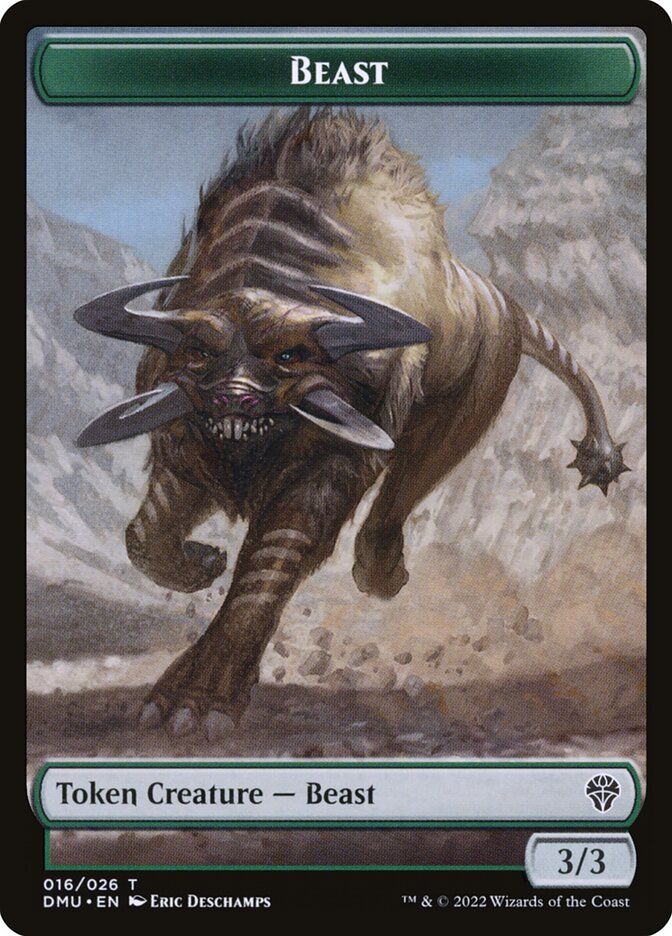 Beast Token DMU_16 (Foil)