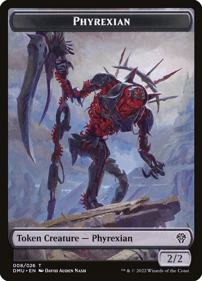 Phyrexian Token DMU_8 (Foil)