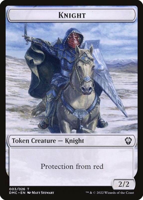 Knight Token DMU_3 (Foil)