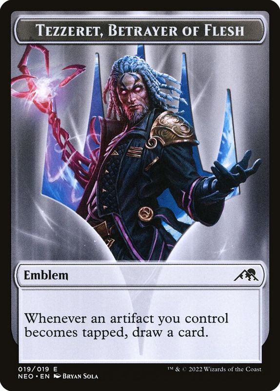 Tezzeret, Betrayer of Flesh Emblem NEO_19