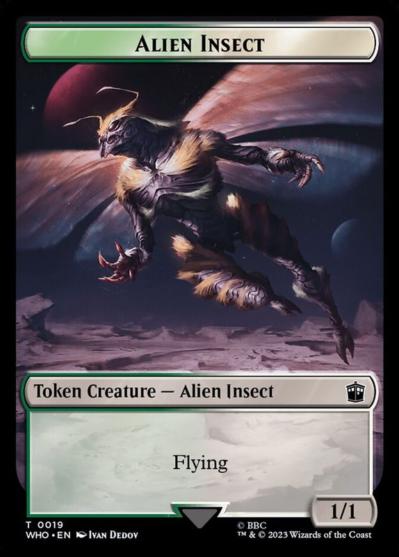 Alien Insect Token WHO_19