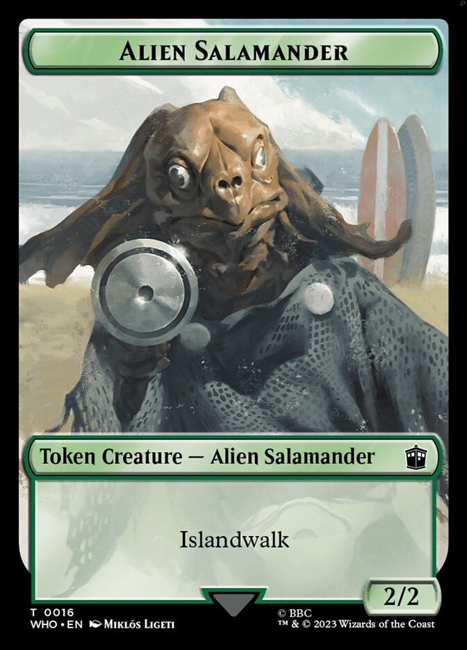 Alien Salamander Token WHO_16