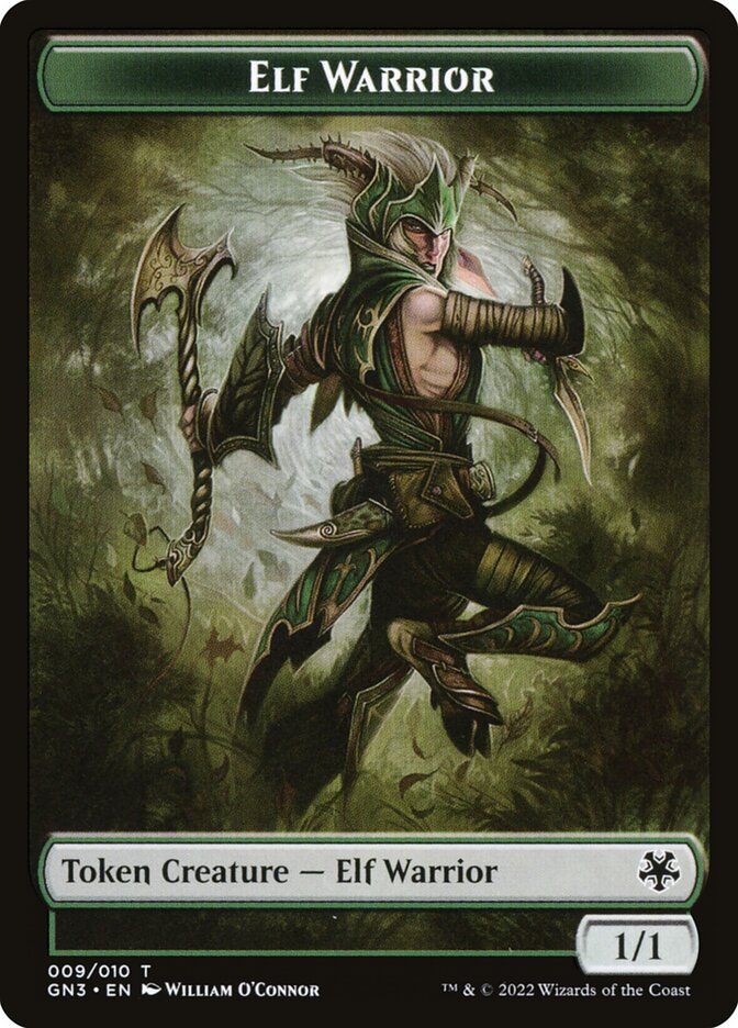 Elf Warrior Token GN3_9 // Soldier Token GN3_3