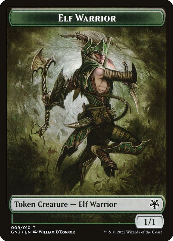 Elf Warrior Token GN3_9 // Soldier Token GN3_3