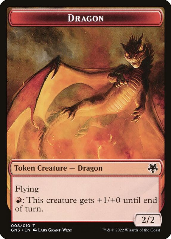 Dragon Token GN3_8 // Elf Warrior Token GN3_9