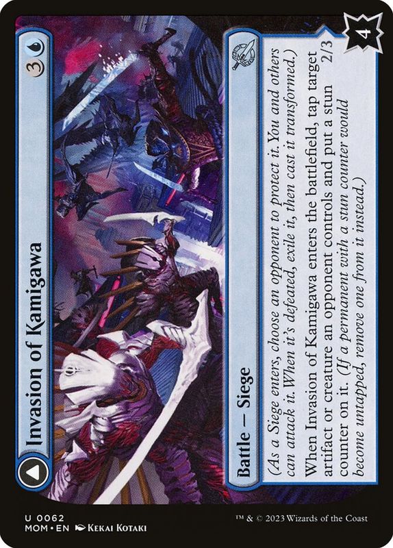 Invasion of Kamigawa // Rooftop Saboteurs MOM_62 (Foil)