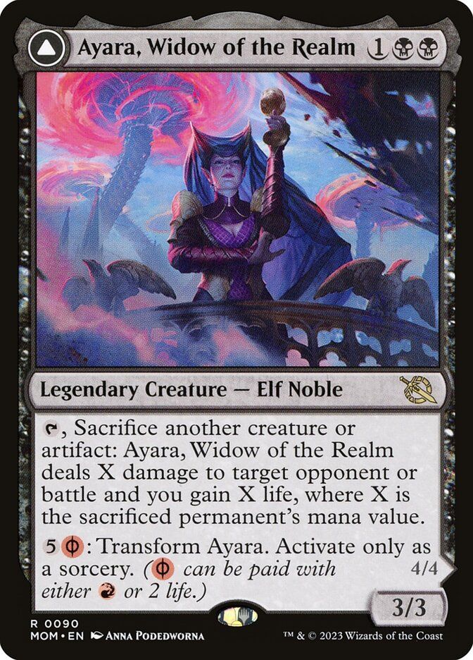 Ayara, Widow of the Realm // Ayara, Furnace Queen MOM_90 (Foil)