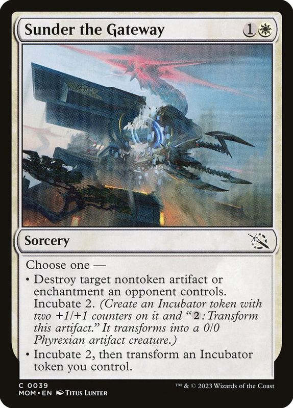 Sunder the Gateway MOM_39 (Foil)