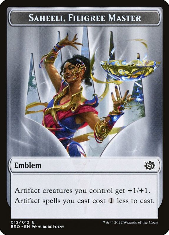 Saheeli, Filigree Master Emblem BRO_12