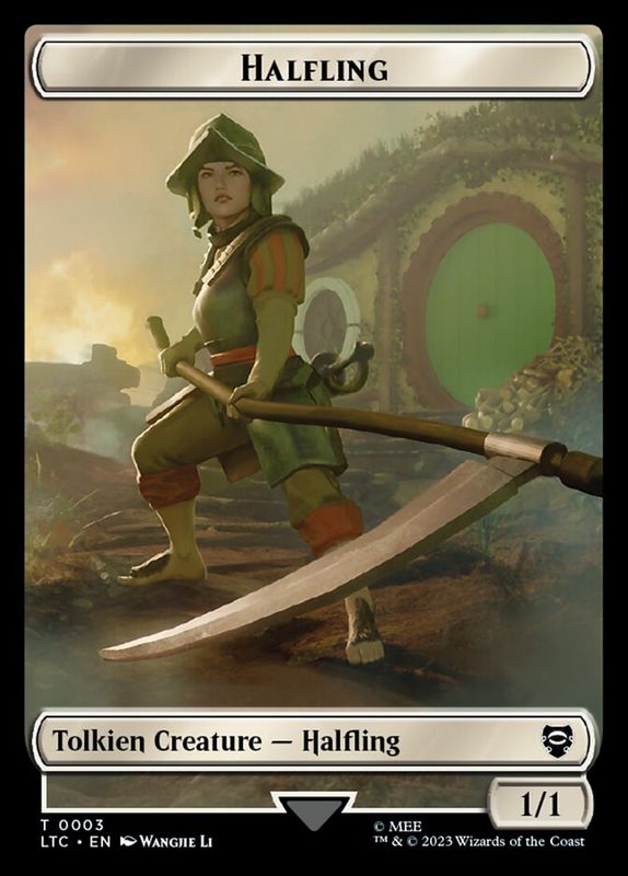 Halfling Token LTC_3 // Treasure Token LTR_12