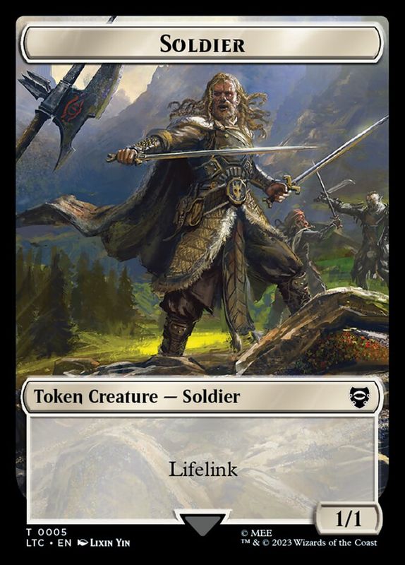 Soldier Token LTC_5 // Food Token LTR_10