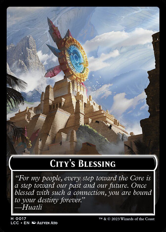 City&#39;s Blessing Token LCC_17 // Vampire Token LCI_4