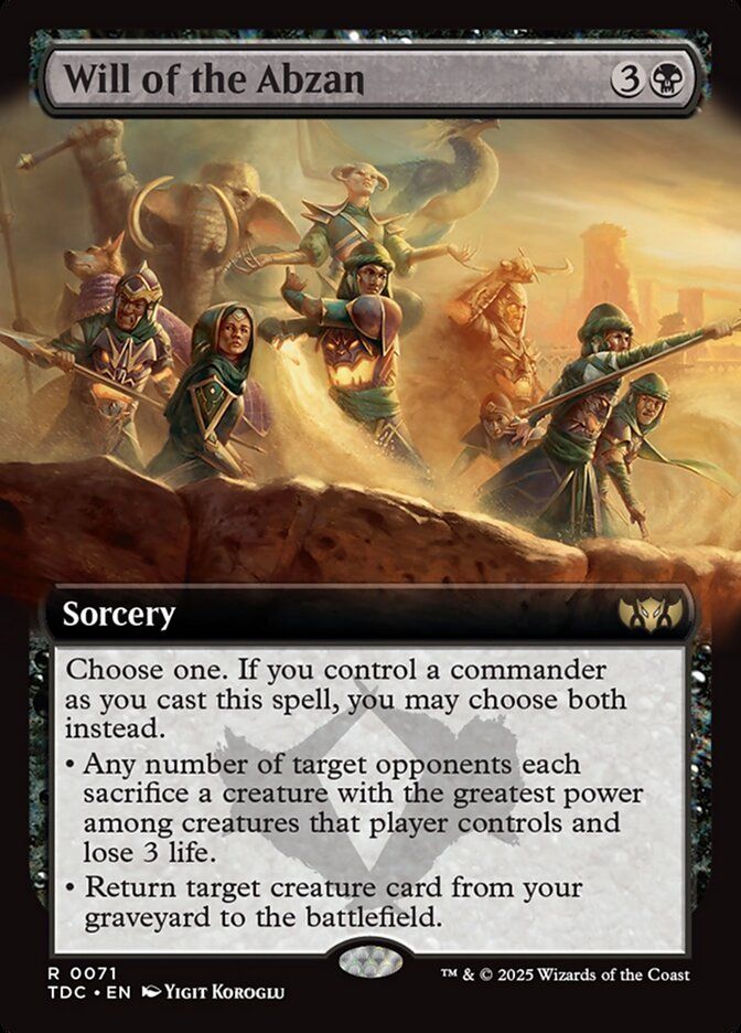 Will of the Abzan TDC_71