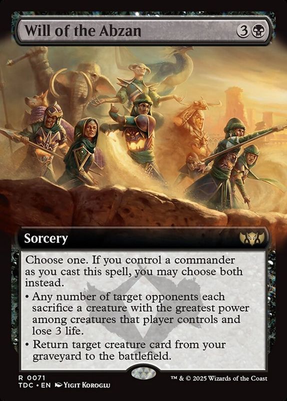 Will of the Abzan TDC_71
