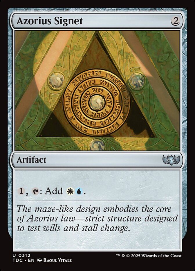 Azorius Signet TDC_312